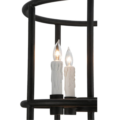 Meyda Tiffany Cilindro Air 8 Light 16" Wide Taper Candle Pendant