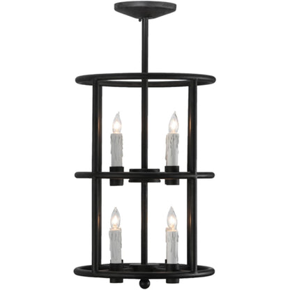 Meyda Tiffany Cilindro Air 8 Light 16" Wide Taper Candle Pendant