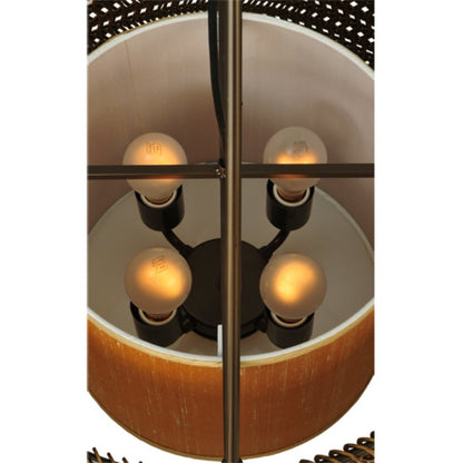 Meyda Tiffany Maille 4 Light 24" Wide Suspension Pendant