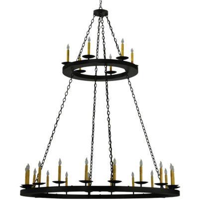 Meyda Tiffany Loxley 24 Light 61" Wide Taper Candle Style Chandelier