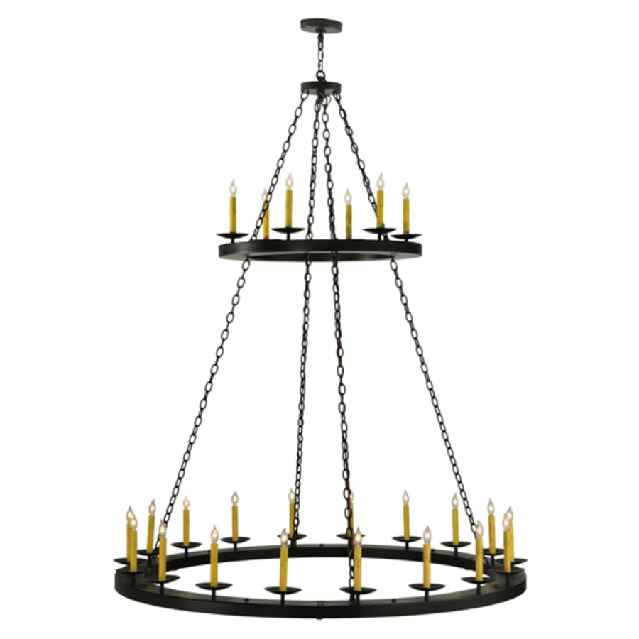 Meyda Tiffany Loxley 24 Light 61" Wide Taper Candle Style Chandelier