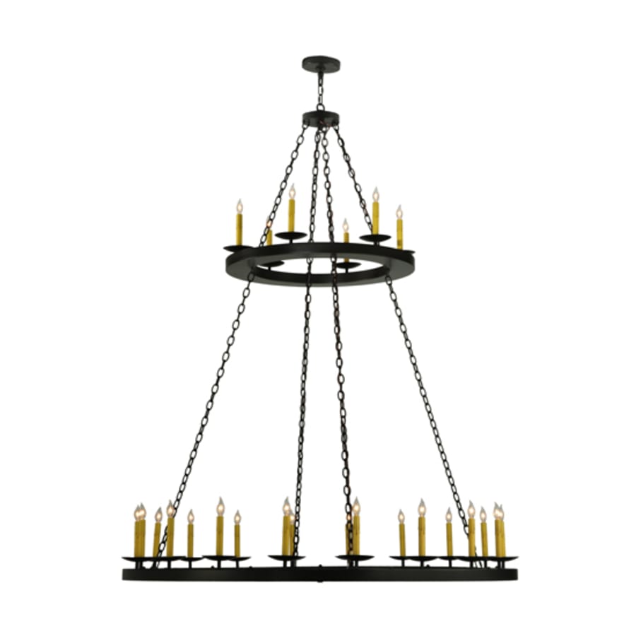Meyda Tiffany Loxley 24 Light 61" Wide Taper Candle Style Chandelier