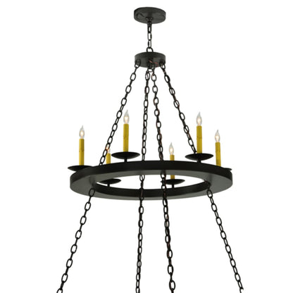 Meyda Tiffany Loxley 24 Light 61" Wide Taper Candle Style Chandelier