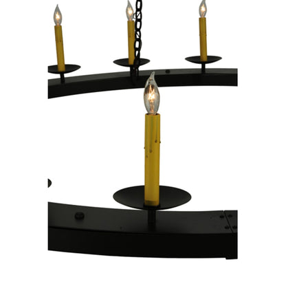 Meyda Tiffany Loxley 24 Light 61" Wide Taper Candle Style Chandelier
