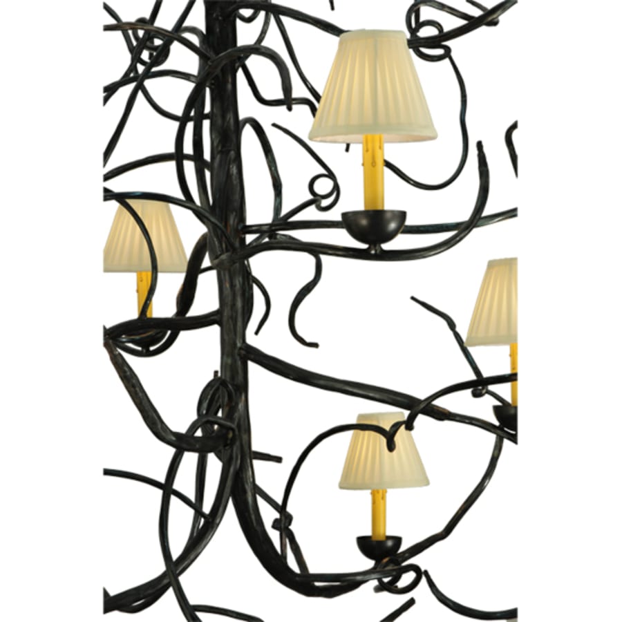 Meyda Tiffany Winter Solstice 6 Light 50" Wide Wrought Iron Chandelier