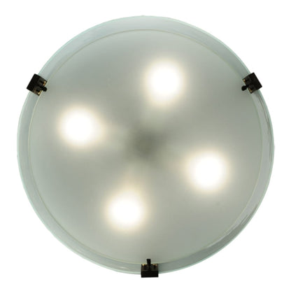 Meyda Tiffany Cilindro Bartel 4 Light 18" Wide Semi-Flush Drum Ceiling Fixture