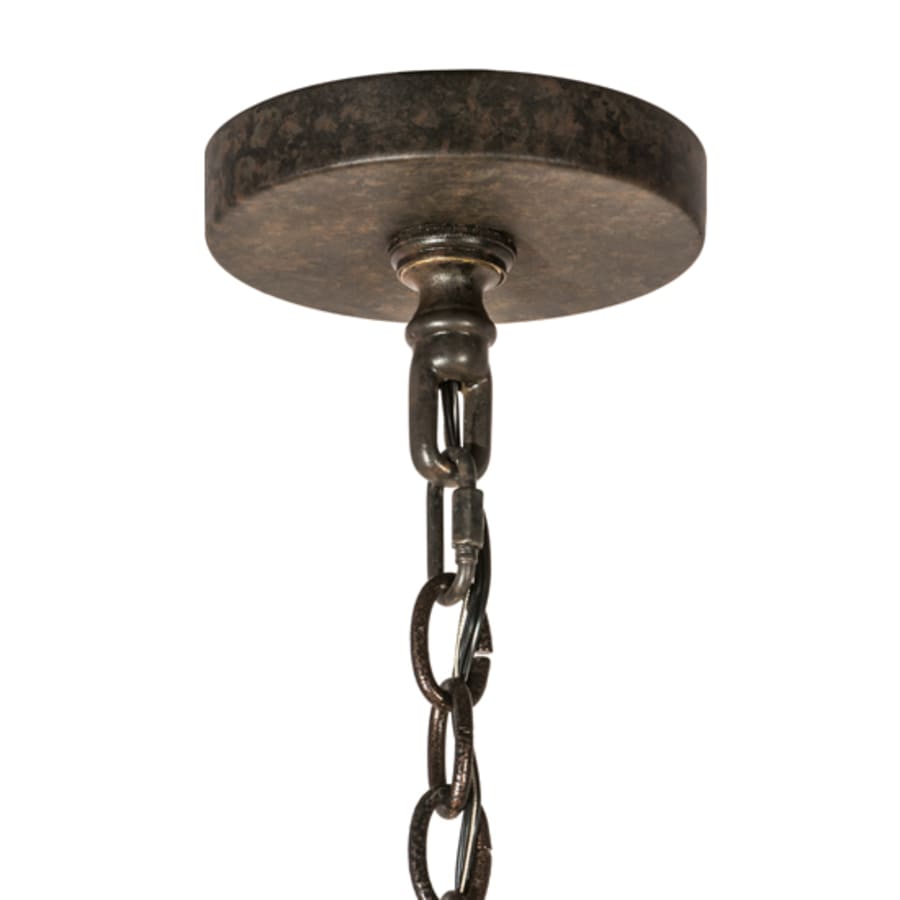 Meyda Tiffany Barrel Stave Madera 8 Light 48" Wide Taper Candle Style Chandelier - Coffee Bean Finish