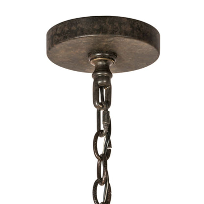 Meyda Tiffany Barrel Stave Madera 8 Light 48" Wide Taper Candle Style Chandelier - Coffee Bean Finish