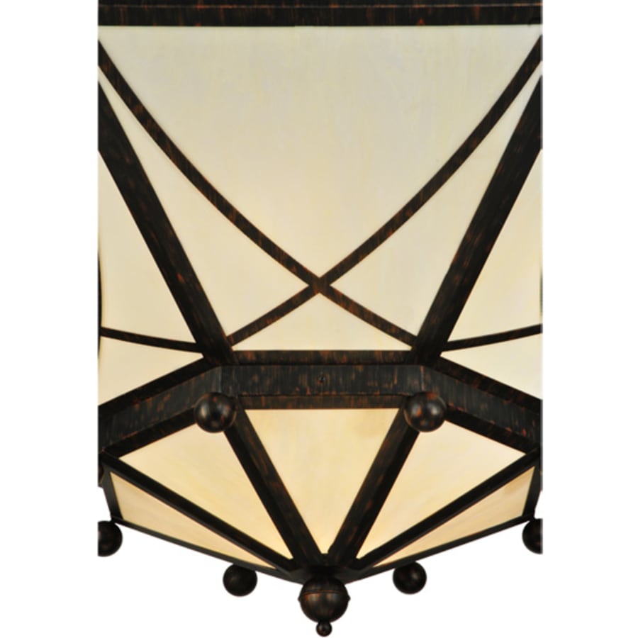 Meyda Tiffany Grenoble 15 Light 74" Wide Semi-Flush Ceiling Fixture