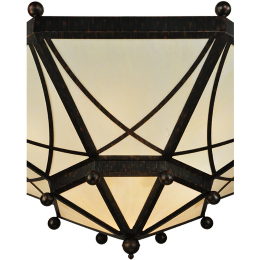 Meyda Tiffany Grenoble 15 Light 74" Wide Semi-Flush Ceiling Fixture