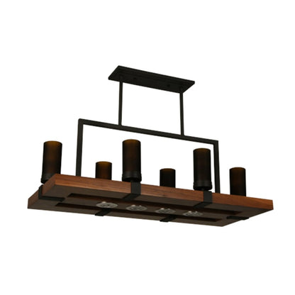 Meyda Tiffany Grand Terrace 10 Light 38" Wide Wrought Iron Candle Style Chandelier