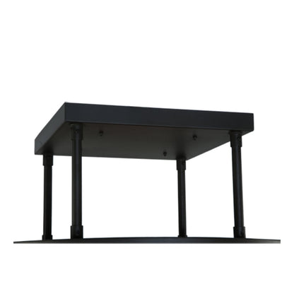 Meyda Tiffany Cilindro Vicksburg 8 Light 48" Wide Semi-Flush Drum Ceiling Fixture - Oil Rubbed Bronze Finish