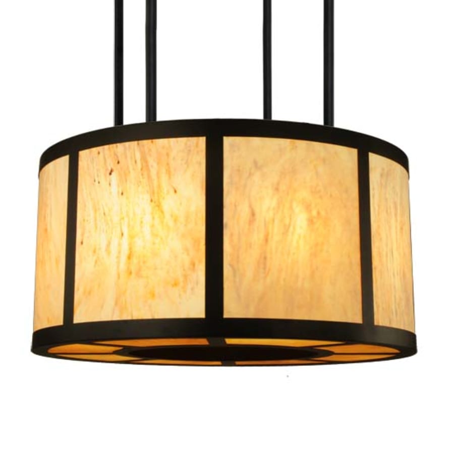 Meyda Tiffany Cilindro Vicksburg 8 Light 48" Wide Drum Single Pendant - Oil Rubbed Bronze Finish