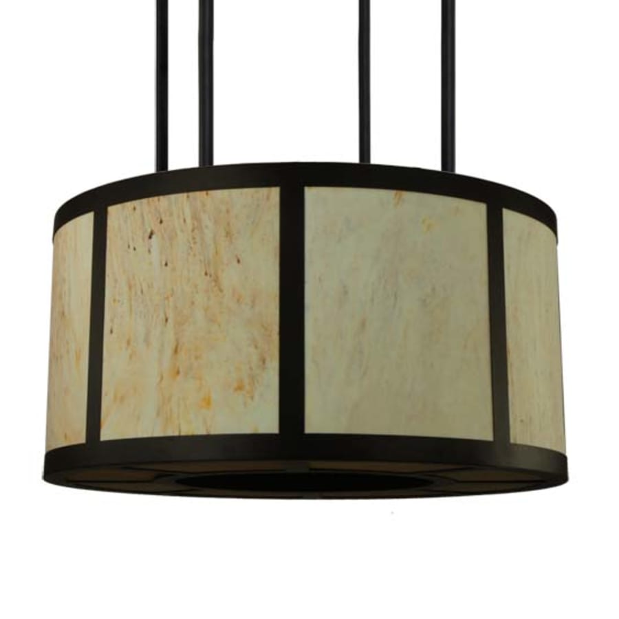 Meyda Tiffany Cilindro Vicksburg 8 Light 48" Wide Drum Single Pendant - Oil Rubbed Bronze Finish