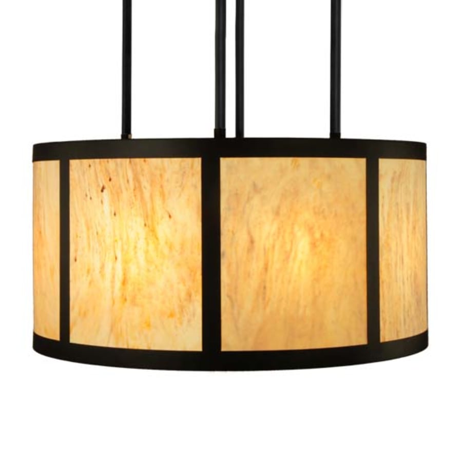 Meyda Tiffany Cilindro Vicksburg 8 Light 48" Wide Drum Single Pendant - Oil Rubbed Bronze Finish