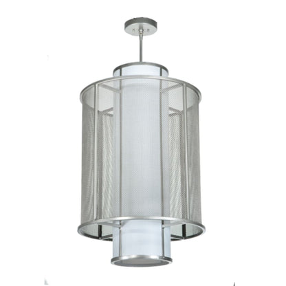 Meyda Tiffany Cilindro 4 Light 22" Wide Pendant
