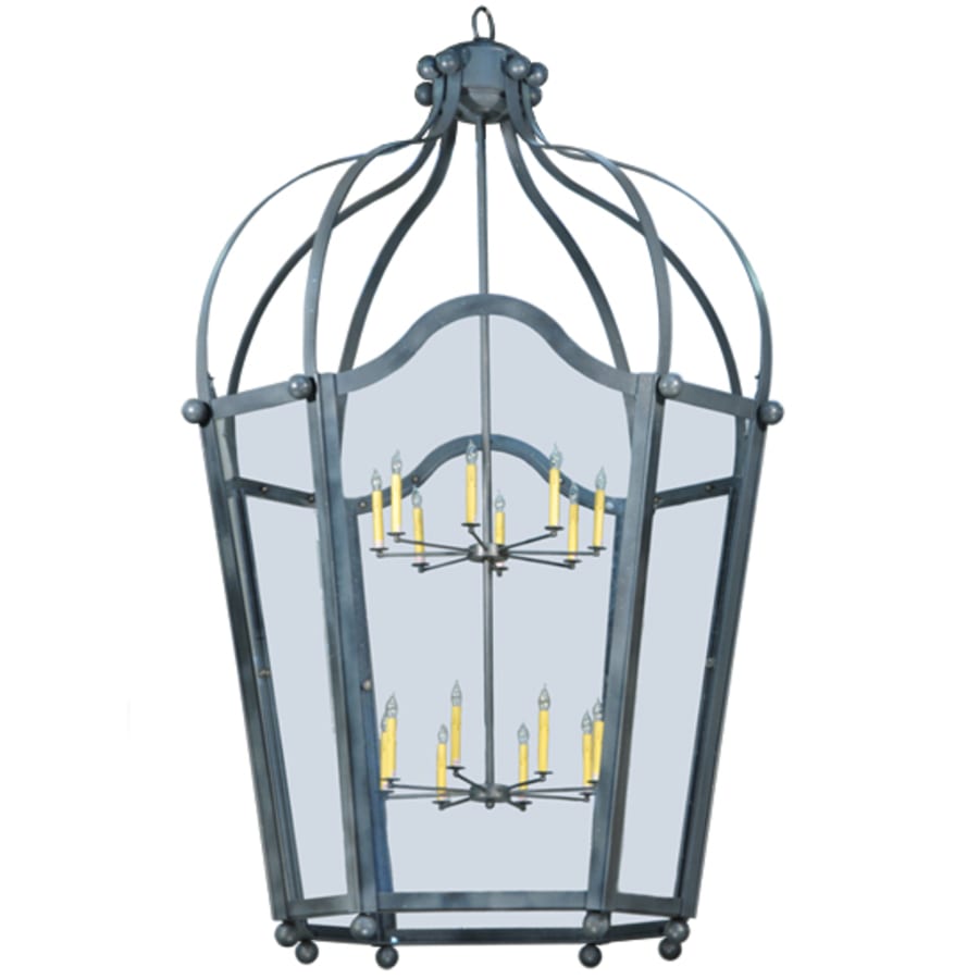 Meyda Tiffany Citadel 16 Light 69" Wide Taper Candle Pendant