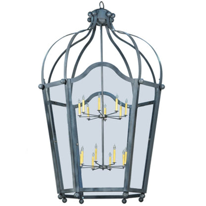 Meyda Tiffany Citadel 16 Light 69" Wide Taper Candle Pendant