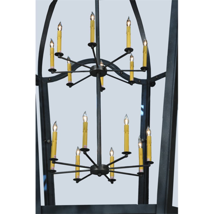 Meyda Tiffany Citadel 16 Light 69" Wide Taper Candle Pendant