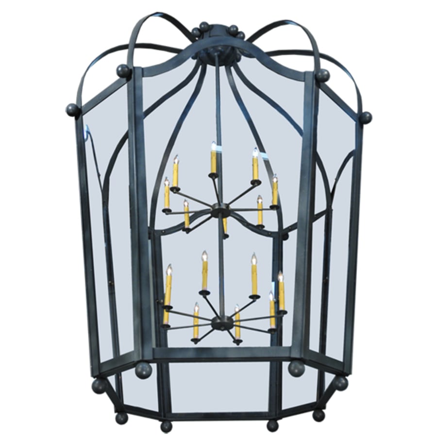 Meyda Tiffany Citadel 16 Light 69" Wide Taper Candle Pendant