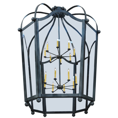 Meyda Tiffany Citadel 16 Light 69" Wide Taper Candle Pendant