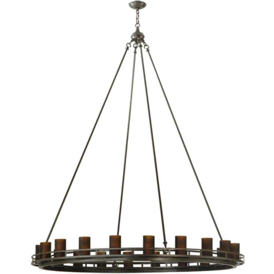 Meyda Tiffany Barbury 20 Light 60" Wide Pillar Candle Style Chandelier