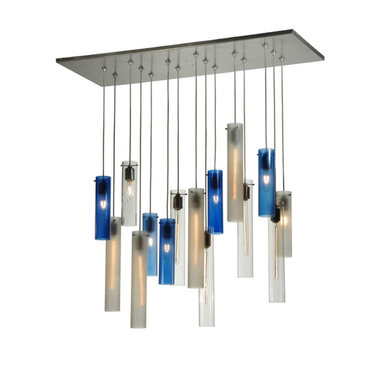 Meyda Tiffany Cilindro 15 Light 37" Wide Flush Mount Ceiling Fixture