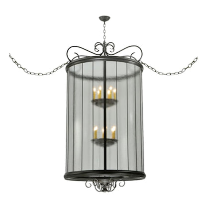 Meyda Tiffany Brio 12 Light 36" Wide Taper Candle Pendant