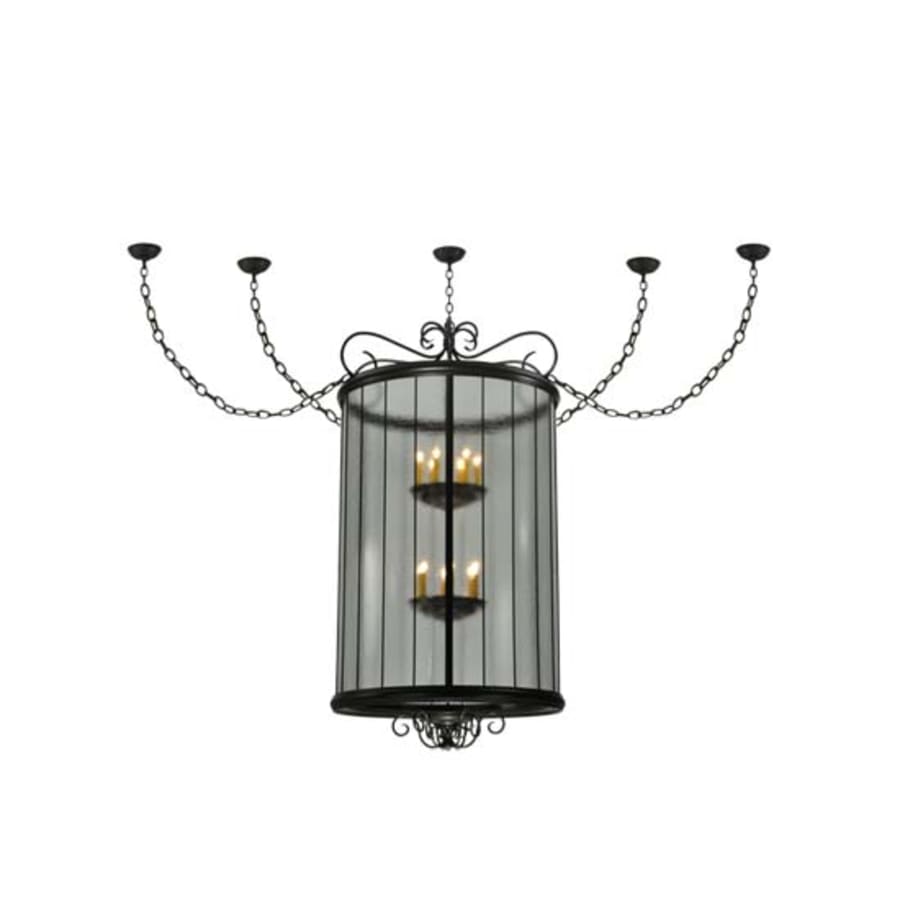Meyda Tiffany Brio 12 Light 36" Wide Taper Candle Pendant