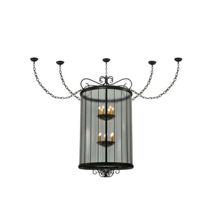 Meyda Tiffany Brio 12 Light 36" Wide Taper Candle Pendant