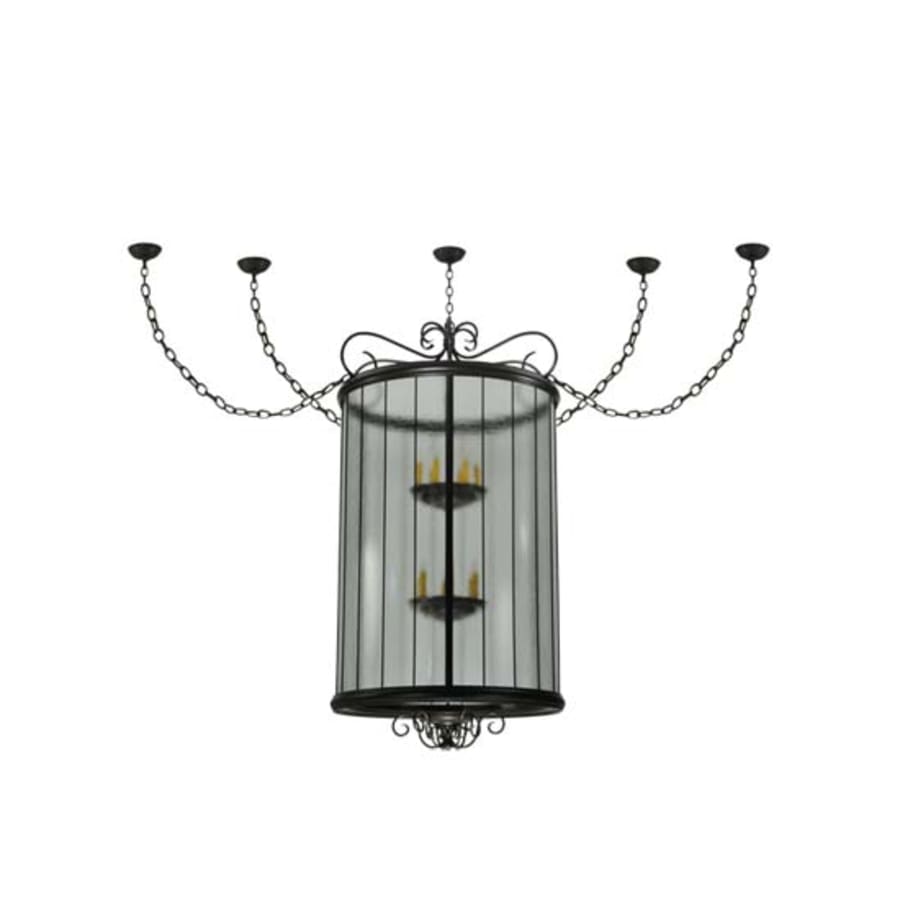 Meyda Tiffany Brio 12 Light 36" Wide Taper Candle Pendant
