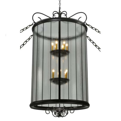 Meyda Tiffany Brio 12 Light 36" Wide Taper Candle Pendant