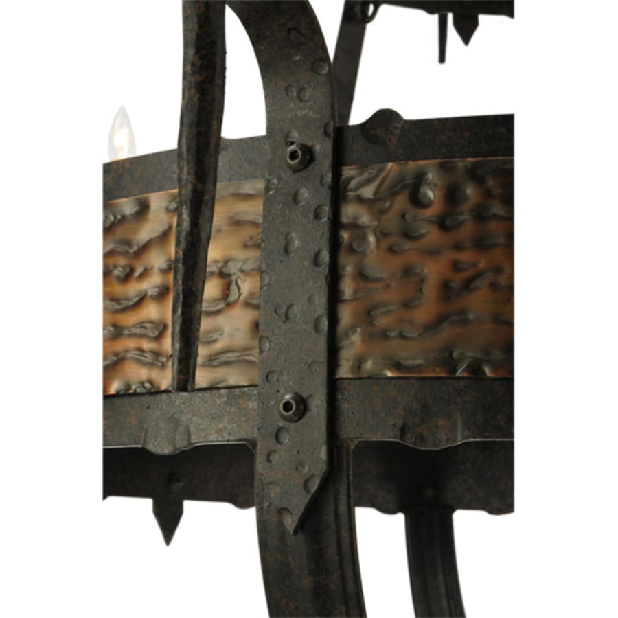 Meyda Tiffany Costello 20 Light 48" Wide Taper Candle Style Chandelier - Burnished Copper Finish