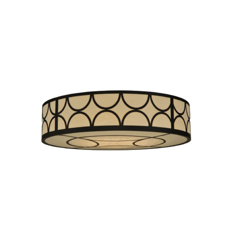 Meyda Tiffany Revival Deco Cilindro 8 Light 48" Wide Flush Mount Drum Ceiling Fixture