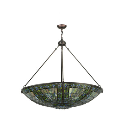 Meyda Tiffany Fleur-de-lis 6 Light 40" Wide Pendant