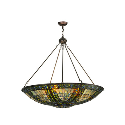Meyda Tiffany Fleur-de-lis 6 Light 40" Wide Pendant