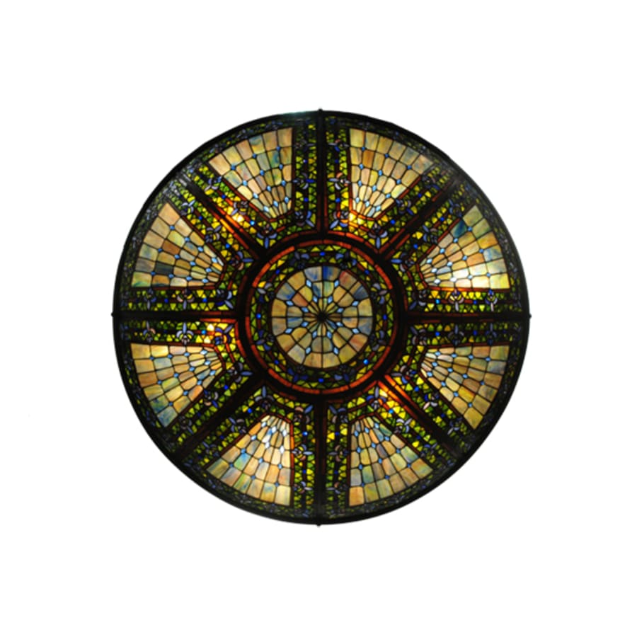 Meyda Tiffany Fleur-de-lis 6 Light 40" Wide Pendant