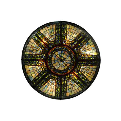 Meyda Tiffany Fleur-de-lis 6 Light 40" Wide Pendant