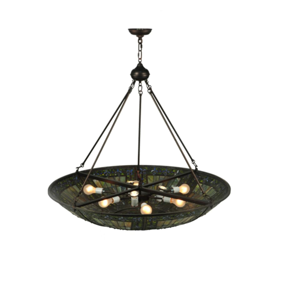 Meyda Tiffany Fleur-de-lis 6 Light 40" Wide Pendant