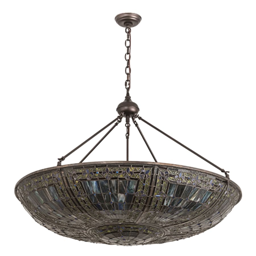 Meyda Tiffany Fleur-de-lis 6 Light 40" Wide Pendant