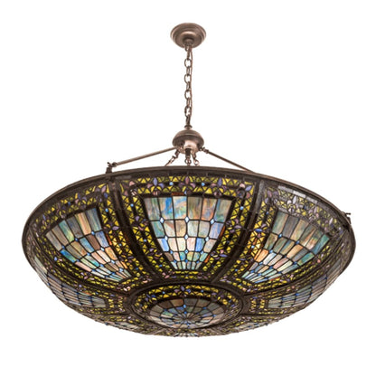 Meyda Tiffany Fleur-de-lis 6 Light 40" Wide Pendant