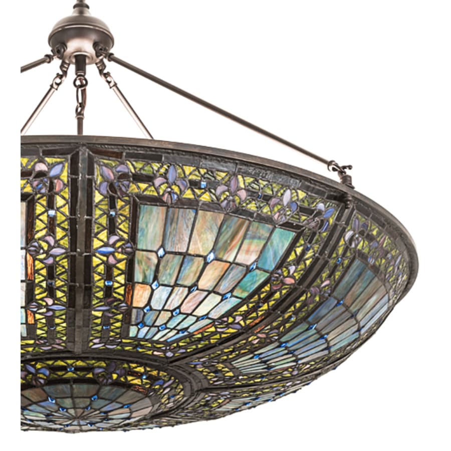 Meyda Tiffany Fleur-de-lis 6 Light 40" Wide Pendant