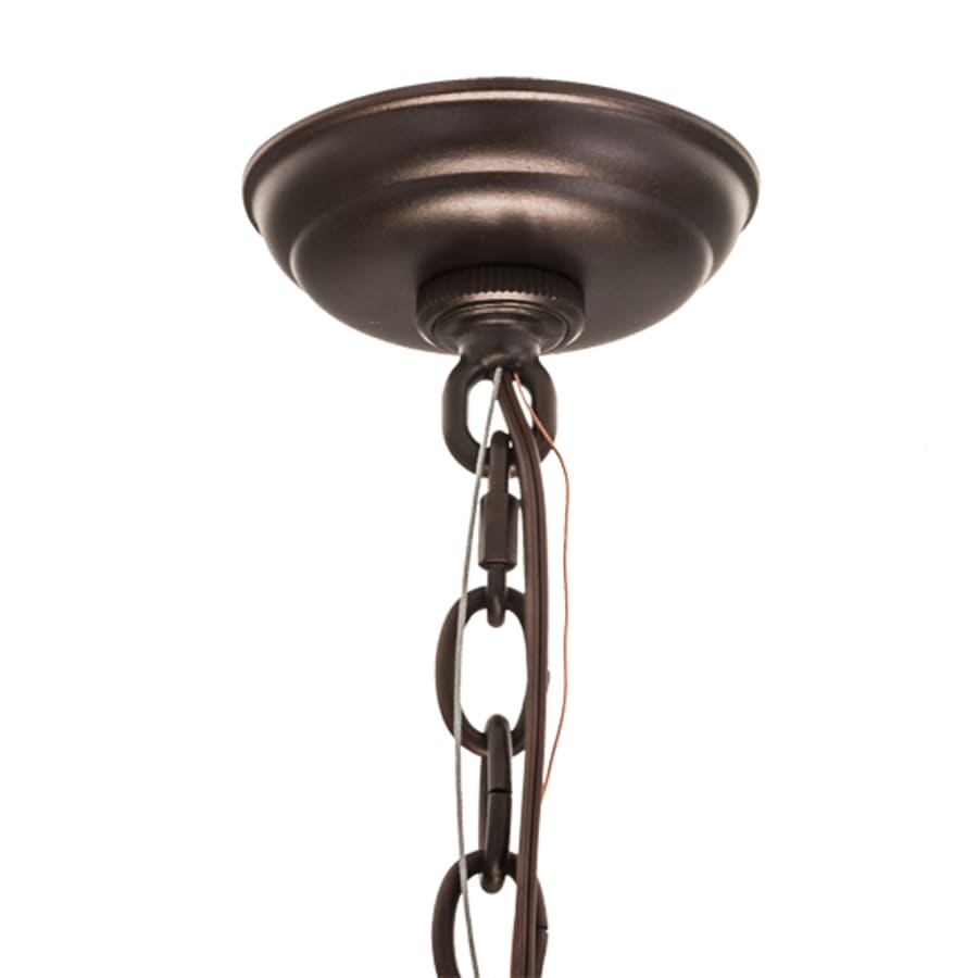 Meyda Tiffany Fleur-de-lis 6 Light 40" Wide Pendant