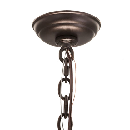 Meyda Tiffany Fleur-de-lis 6 Light 40" Wide Pendant