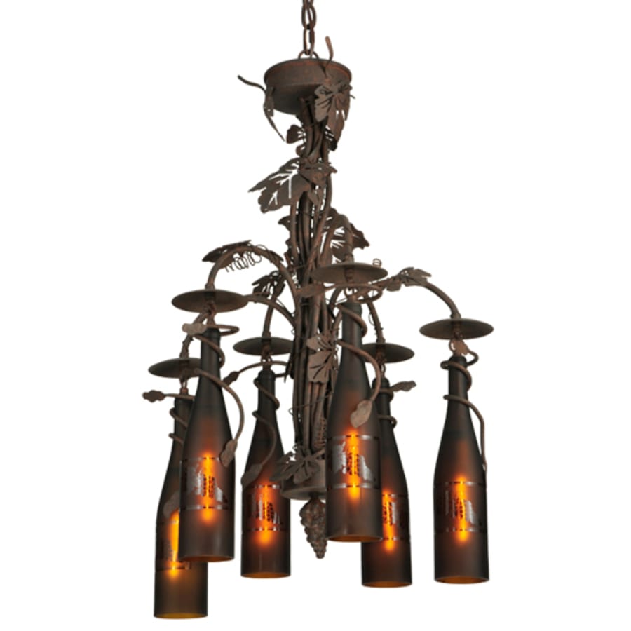 Meyda Tiffany Tuscan Vineyard 6 Light 20" Wide Chandelier
