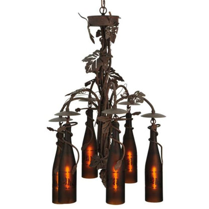 Meyda Tiffany Tuscan Vineyard 6 Light 20" Wide Chandelier