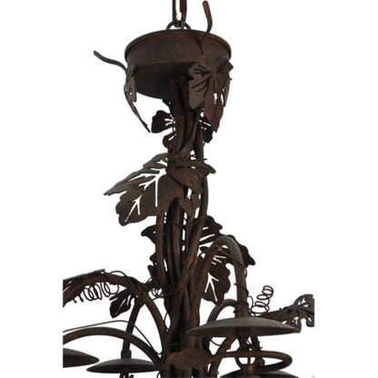 Meyda Tiffany Tuscan Vineyard 6 Light 20" Wide Chandelier