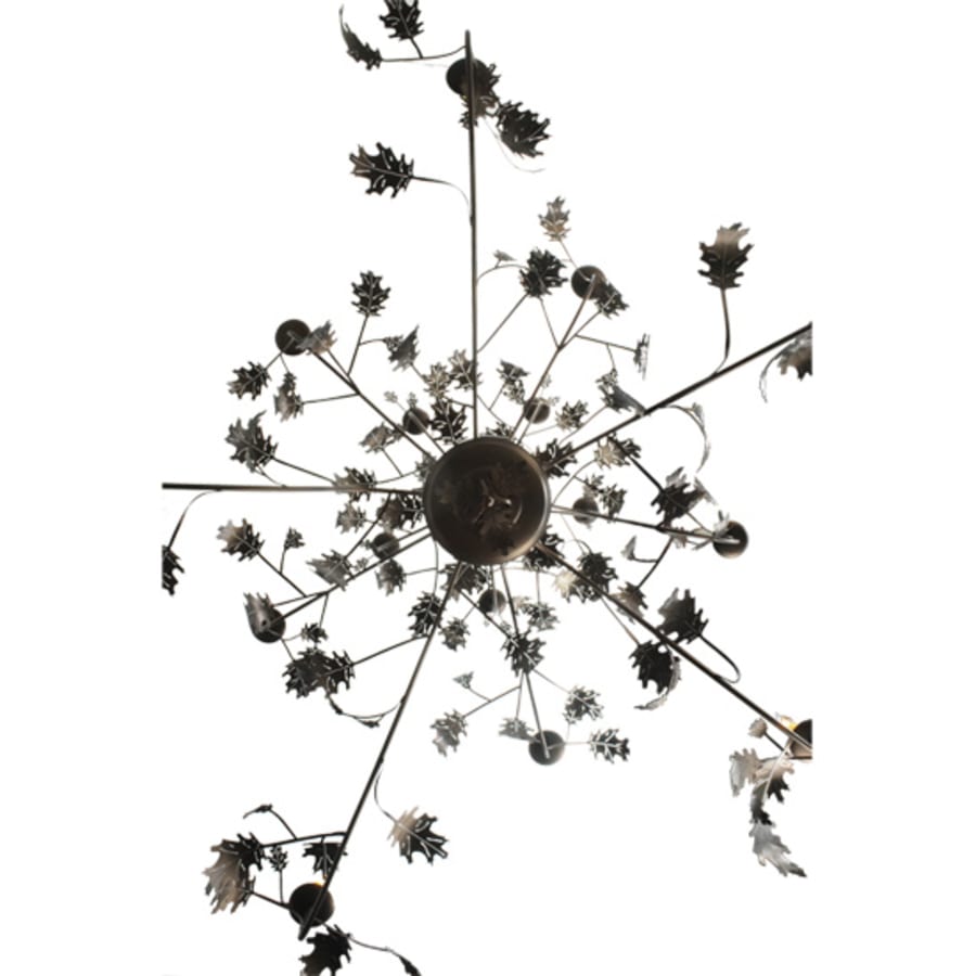 Meyda Tiffany Oak Leaf 15 Light 72" Wide Taper Candle Style Chandelier