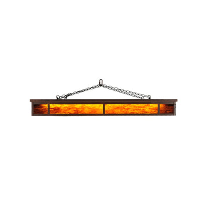 Meyda Tiffany Blaze 3 Light 54" Wide Flush Mount Ceiling Fixture