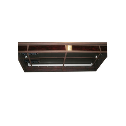 Meyda Tiffany Blaze 3 Light 54" Wide Flush Mount Ceiling Fixture